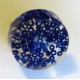 Bague perles bleu roi