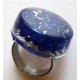 Bague perles bleu roi
