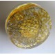 Bague perles jaunes transparentes