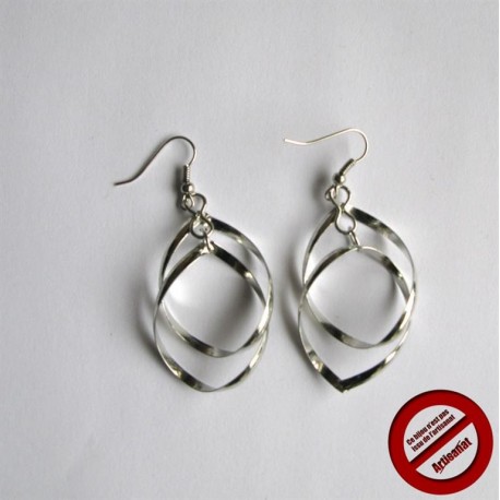 Boucles d'oreilles vol au vent (Attention produit non artisanal)