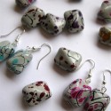 Boucles d'oreilles tachetées