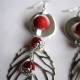 Boucles feuilles rouges