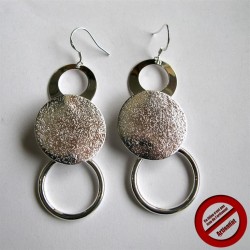 Boucles d'oreilles "triple rond" (Attention produit non artisanal)