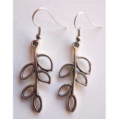 Boucles d'oreilles feuilles