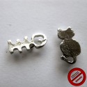 Boucles d'oreilles "chat arêtes" (Attention produit non artisanal)