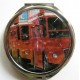 Miroir de poche "bus londonien"