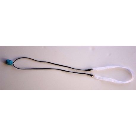 Sautoir turquoise en pâte fimo