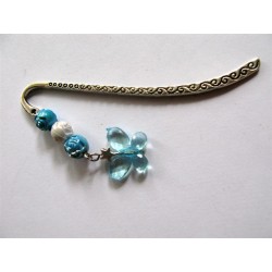 Marque-page "papillon bleu"