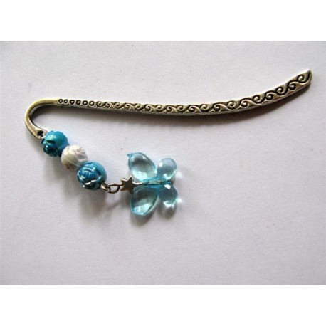 Marque-page "papillon bleu"