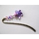 Marque-page "papillon mauve"