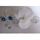 Bracelet orchidée turquoise
