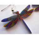 Boucles d'oreilles "libellule" (Attention produit non artisanal)