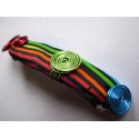 Barrette "rayé multicolore" 10 cm