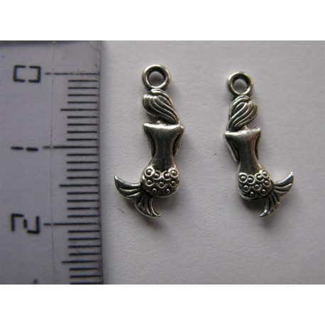 Breloque "sirène de dos"