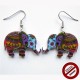 Boucles d'oreilles "éléphant" (Attention produit non artisanal)