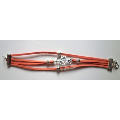 Bracelet feuille 4 brins