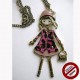 Pendentif "Poupée Rosa" (Attention produit non artisanal)