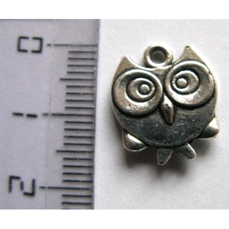 Breloque "chouette ronde"