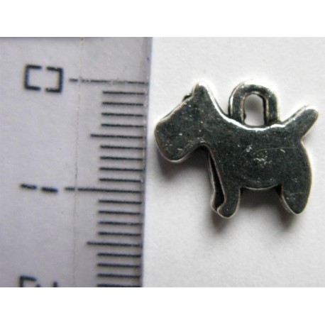 Breloque "chien profil"