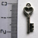 Breloque "clé coeur"