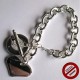 Bracelet "grosse maille coeur " (Attention produit non artisanal)