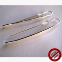 Boucles d'oreilles "tiges plates" (Attention produit non artisanal)