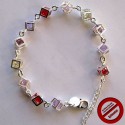 Bracelet cubes colorés (Attention produit non artisanal)