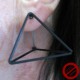 Boucles d'oreilles "pyramide" (Attention produit non artisanal)