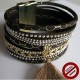 Bracelet "multirangs "couleur au choix (Attention produit non artisanal)
