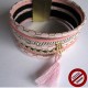 Bracelet "multirangs "couleur au choix (Attention produit non artisanal)