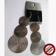 Boucles d'oreilles "arbre coeur" (Attention produit non artisanal)