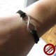 Bracelet "grosse maille coeur " (Attention produit non artisanal)