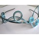 Serre-tête turquoise et argent