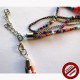 Collier "plumettes" noir ou multicolore (Attention produit non artisanal)