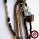 Collier "plumettes" noir ou multicolore (Attention produit non artisanal)