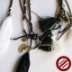 Collier "plumettes" noir ou multicolore (Attention produit non artisanal)