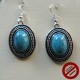 Parure Marine : Boucles d'oreilles et collier (Attention produit non artisanal)
