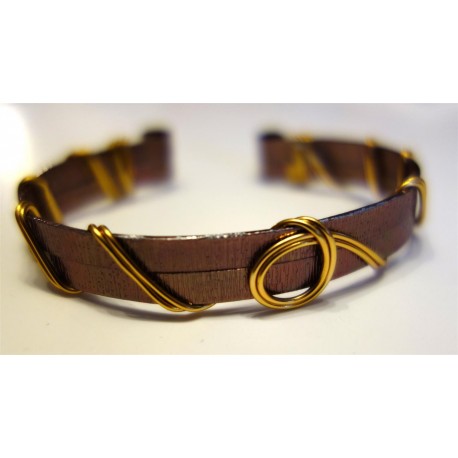 Bracelet cuivre et or