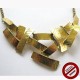 Collier plaques dorées (Attention produit non artisanal)