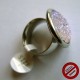 Bague Karine en acier inoxydable (Attention produit non artisanal)