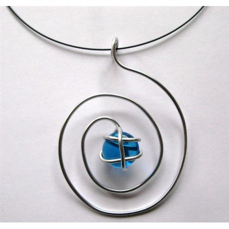 Collier goutte d'océan