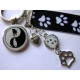 Porte-clés "toutou black & white"