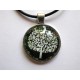 Collier avec pendentif cabochon arbre 2