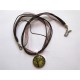 Collier avec pendentif cabochon arbre 8