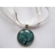 Collier avec pendentif cabochon arbre 11