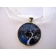 Collier avec pendentif cabochon arbre 16