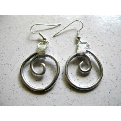 Boucles d'oreilles escargot