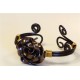 Bracelet fil alu plat 
