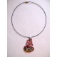 Collier perle acrylique