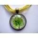 Collier avec pendentif cabochon arbre 20